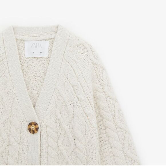 💫Flash Sale💫Long cable-knit jacket - Picture 5 of 16